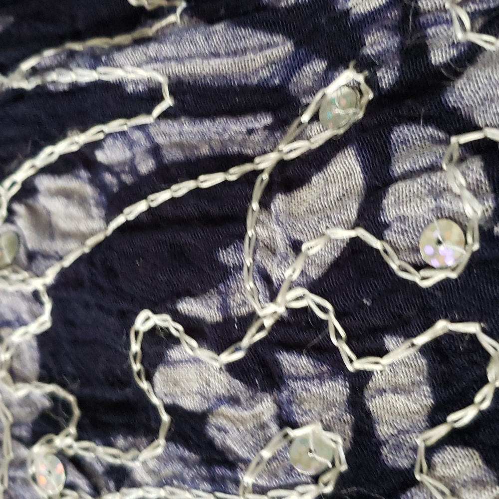 Navy Floral Skirt - Picture 2 of 8